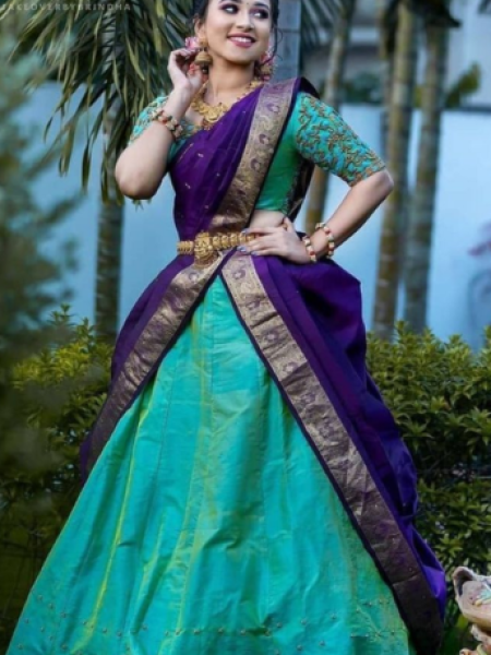 Half Saree Lehenga