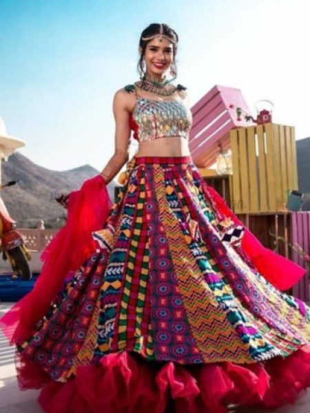 Panelled Lehenga