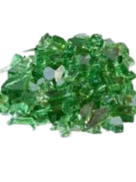 Emerald Green Fire Glass In Dubai
